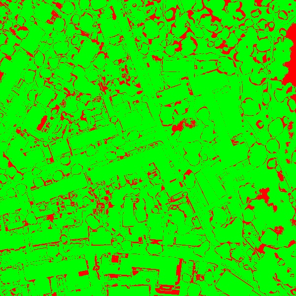 red/green image