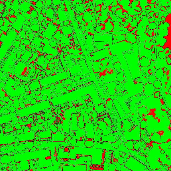 red/green image