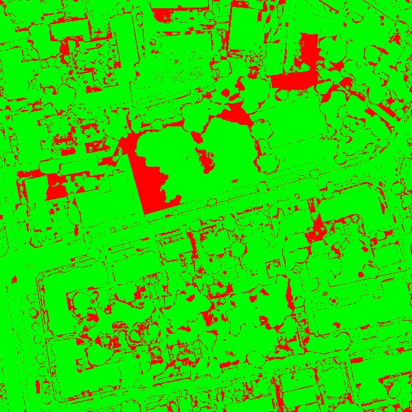 red/green image