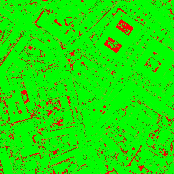 red/green image