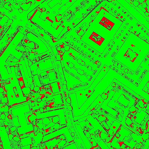 red/green image