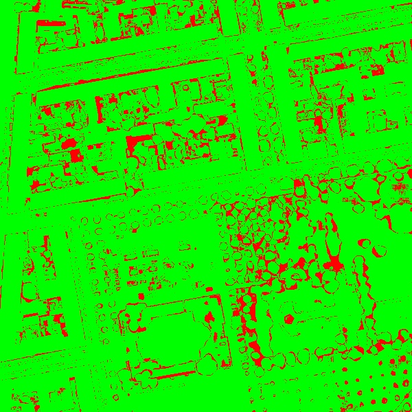 red/green image