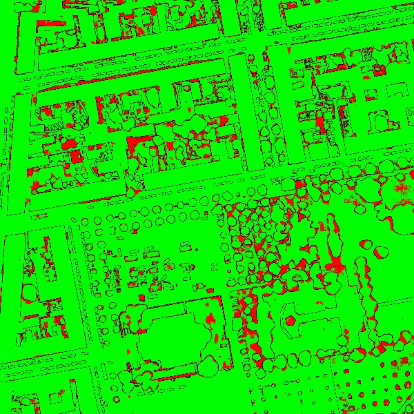 red/green image
