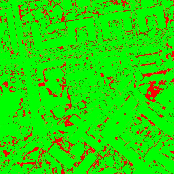 red/green image