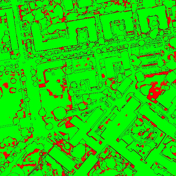 red/green image