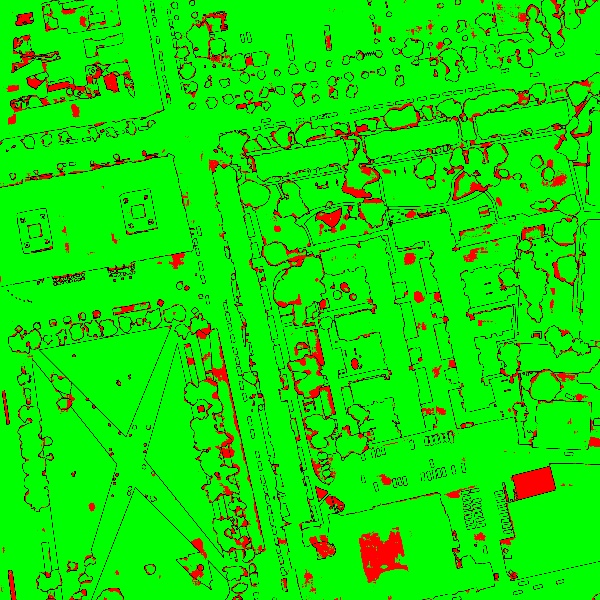 red/green image