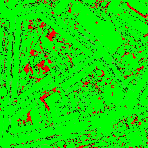 red/green image