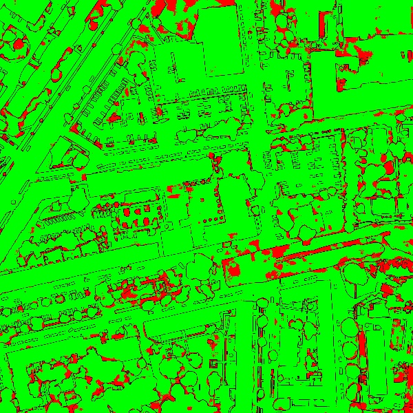 red/green image