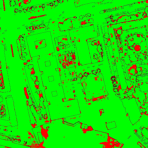 red/green image