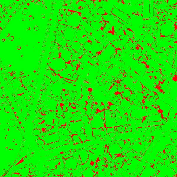 red/green image