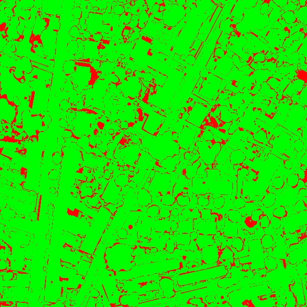 red/green image