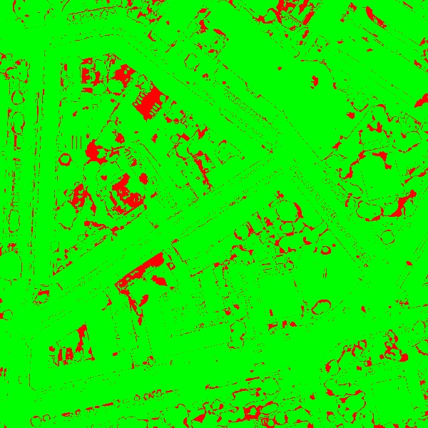 red/green image