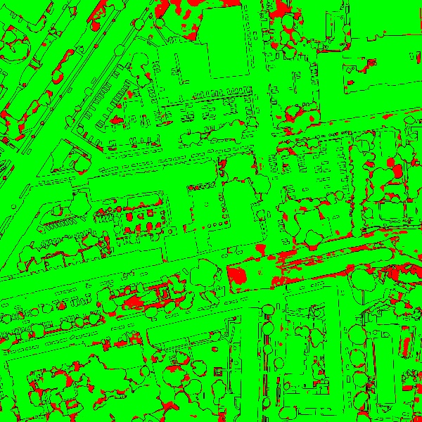 red/green image