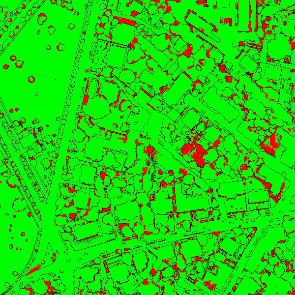 red/green image