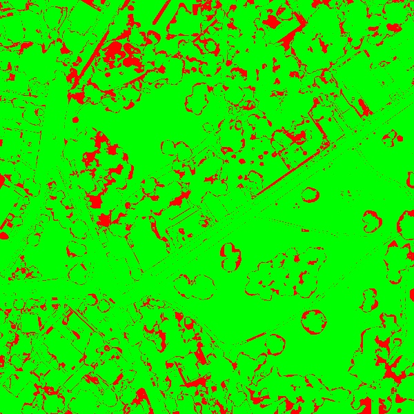red/green image