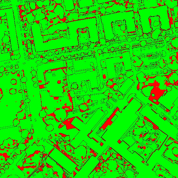 red/green image