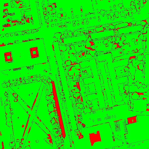 red/green image