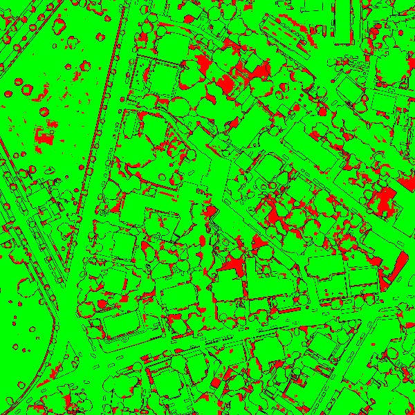 red/green image