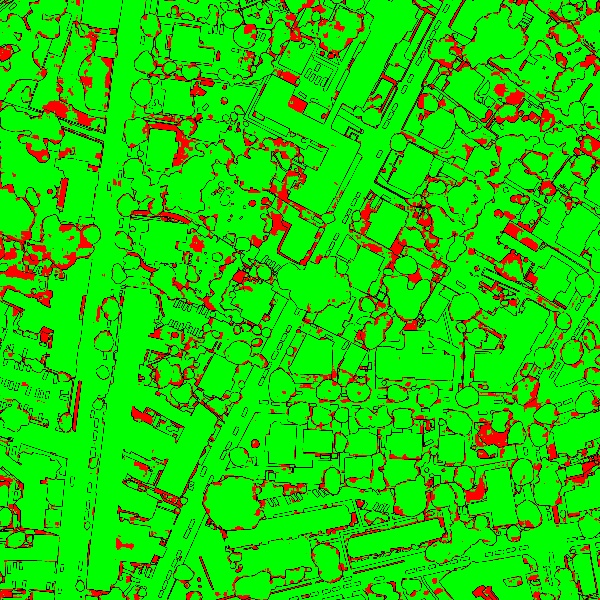 red/green image