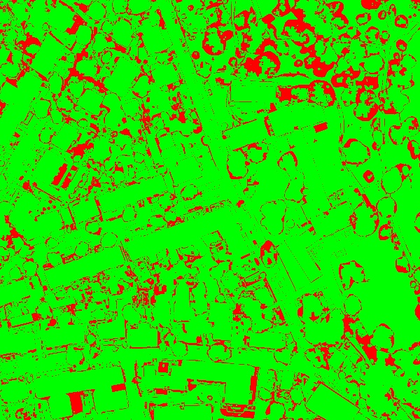 red/green image