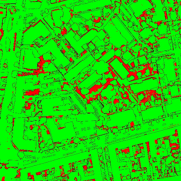 red/green image
