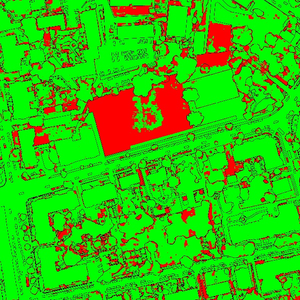 red/green image