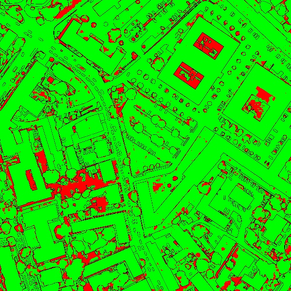 red/green image