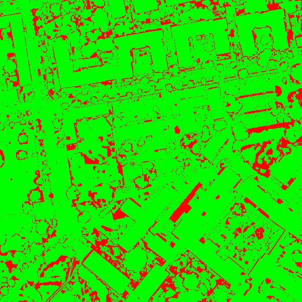 red/green image