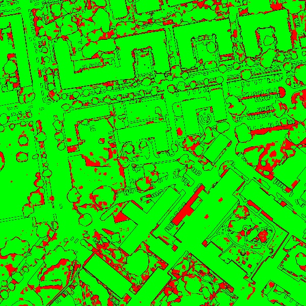 red/green image