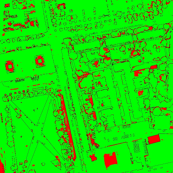 red/green image