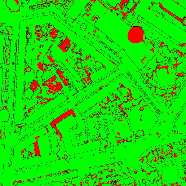red/green image