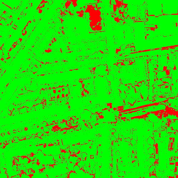 red/green image