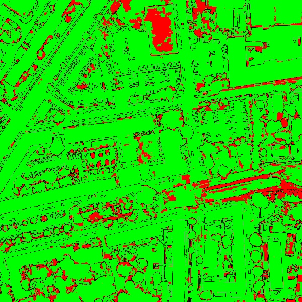 red/green image