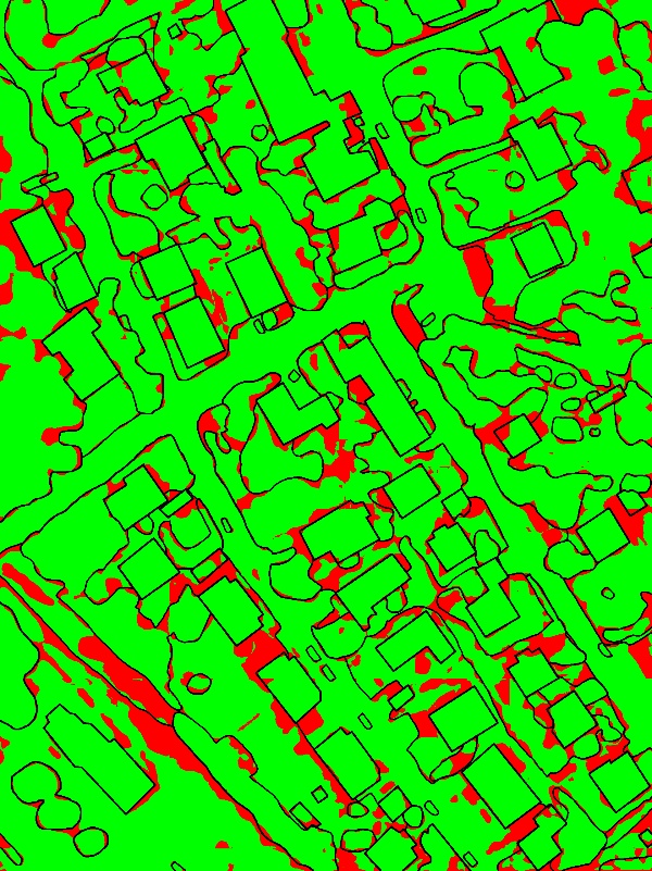 red/green image