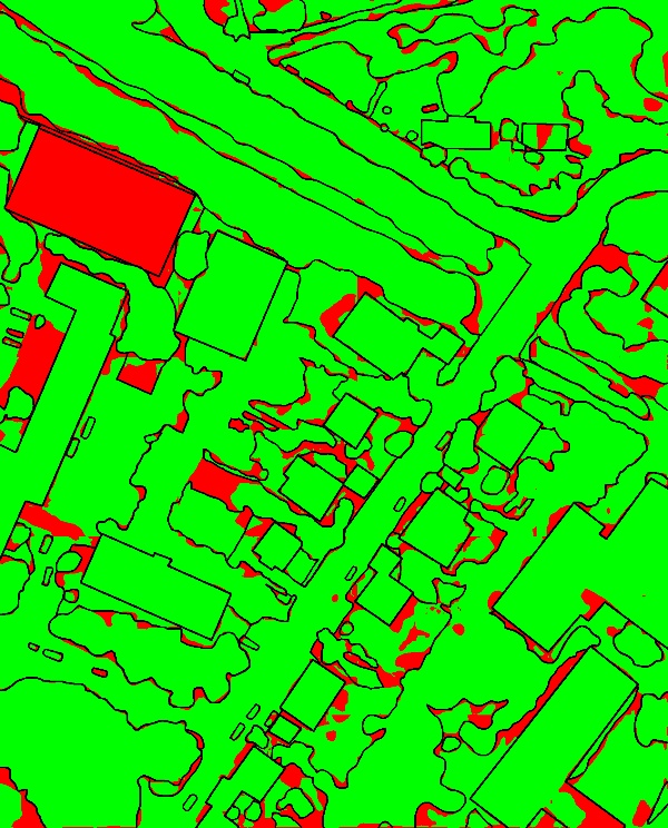 red/green image