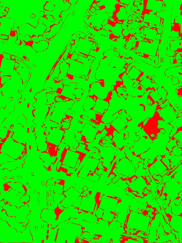 red/green image