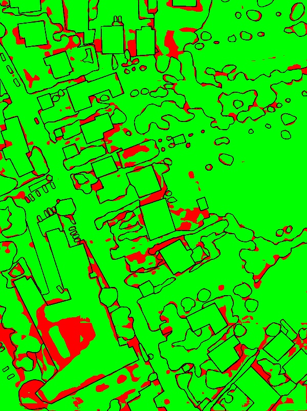red/green image