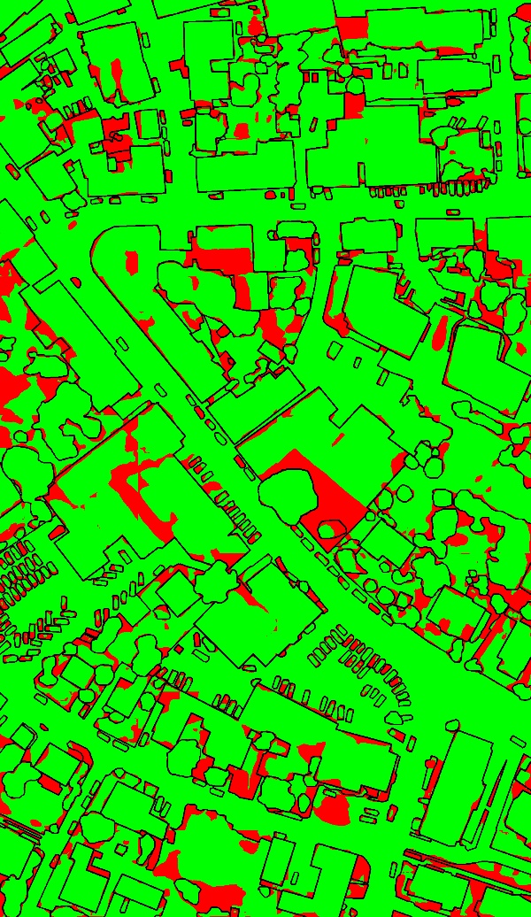 red/green image