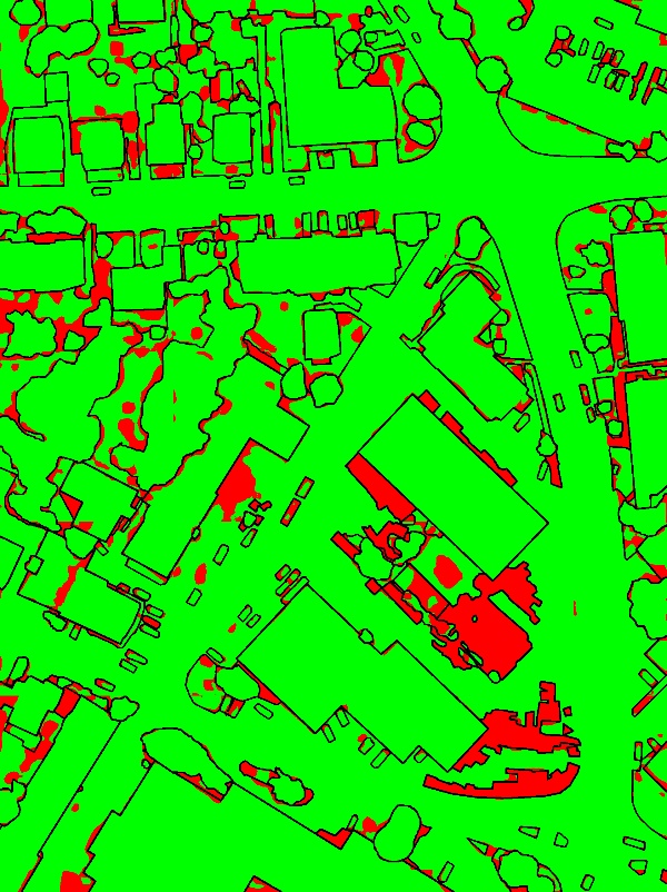 red/green image