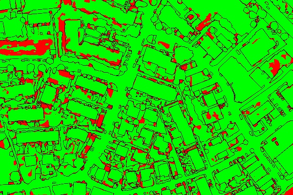 red/green image