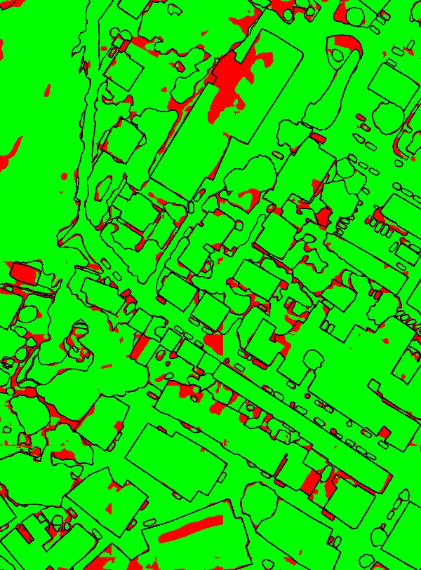 red/green image