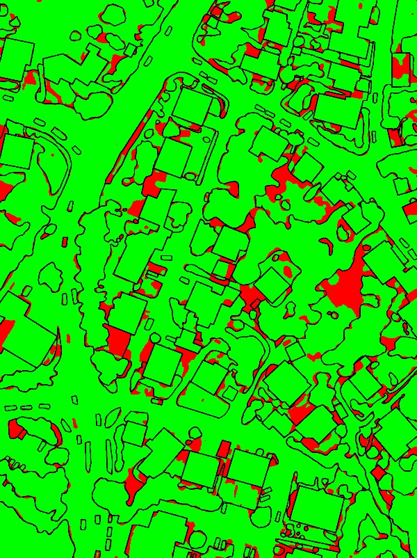 red/green image
