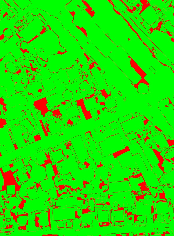 red/green image