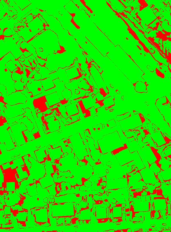red/green image
