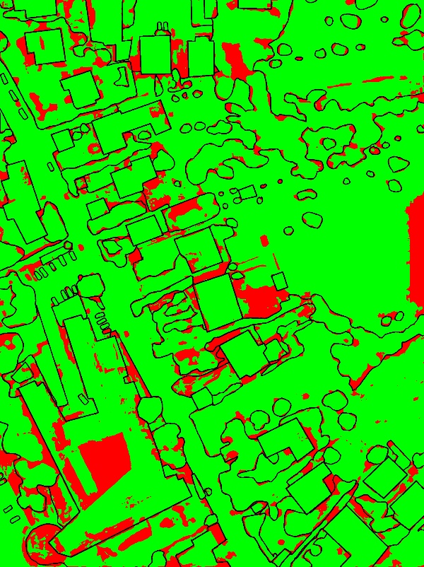 red/green image