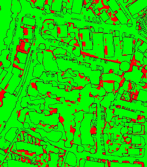 red/green image