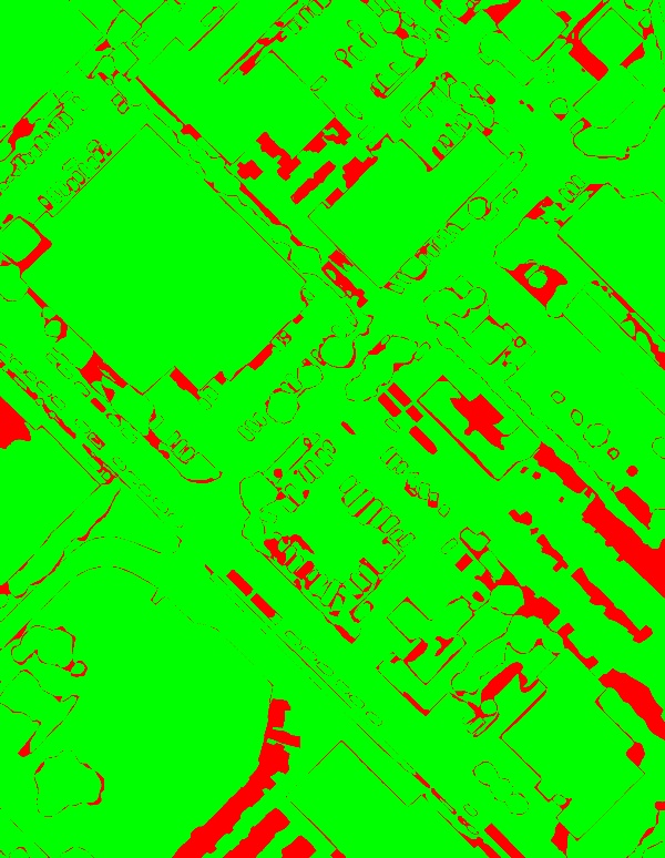red/green image