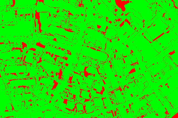 red/green image