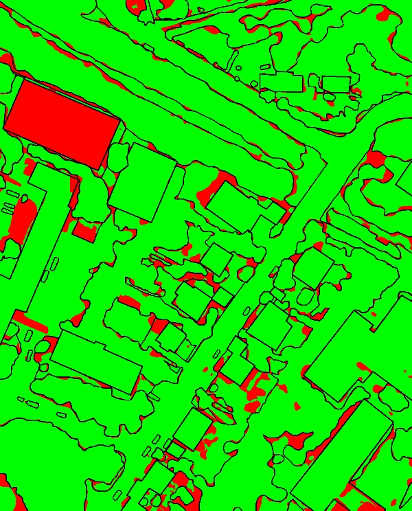 red/green image