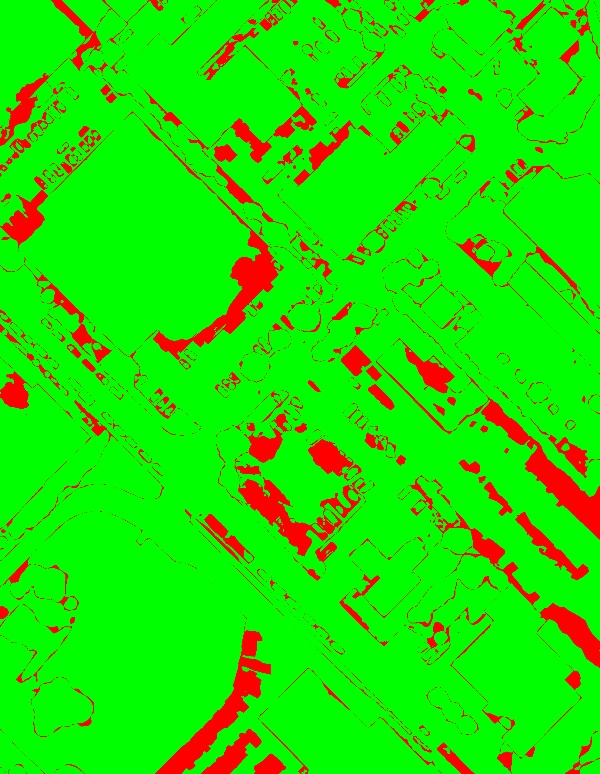 red/green image